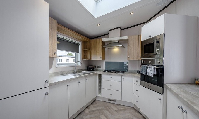 Blackford Ski Chalet | Stunning Lodge with one double with ensuite shower and one twin.