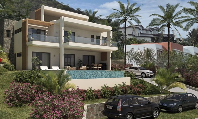 Indigo Bay Villa | STUNNING NEW SEA SIDE VILLA, 4 BR, 4.5 BA - WALK TO INDIGO BEACH