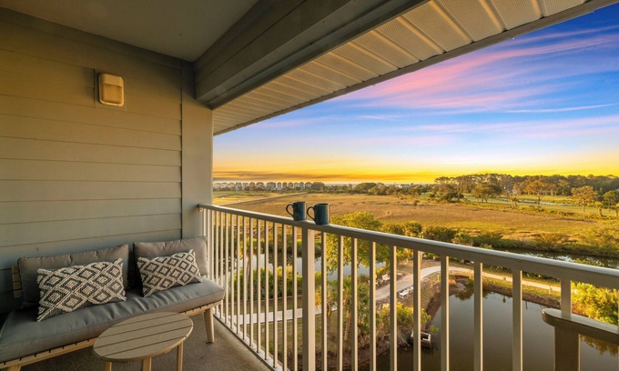 Palmetto Dunes Condo | Stunning Ocean & Coastal Views - Resort Amenities-Pools & Private Beach Access!