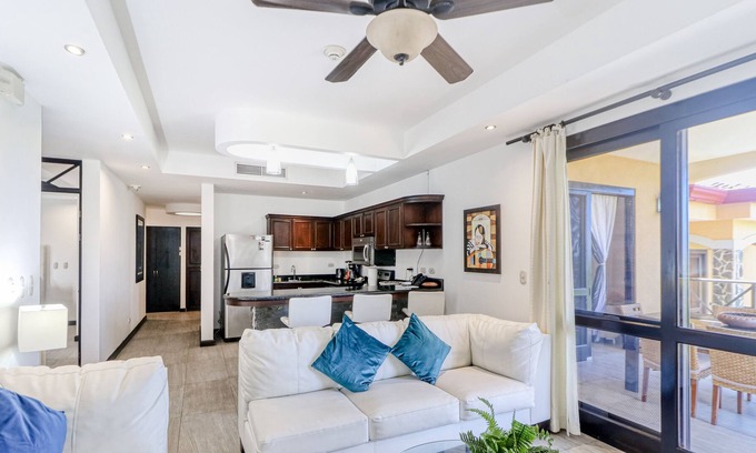Barrio Los Villalobos Apartment | Stunning Oceanfront Gem - Mountain & Beach Views with Shared Pools, AC & WiFi
