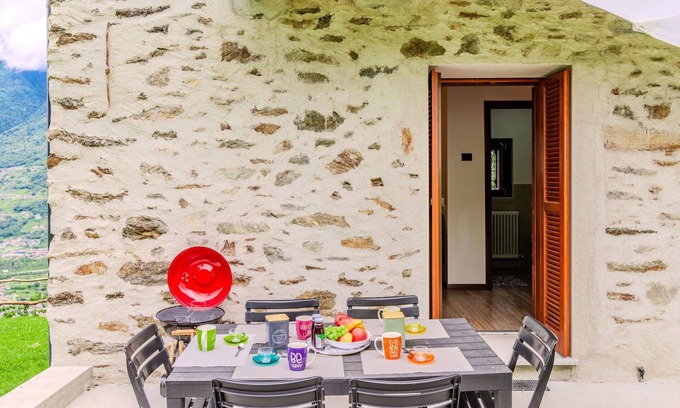 Cosio Valtellino House | Stunning private villa for 5 people with WIFI, TV, balcony and pets allowed