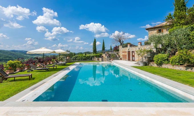 Greve in Chianti House | Stunning private villa with private pool, WIFI, A/C, TV, pets allowed and panoramic view