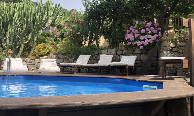 Naso House | Stunning private villa for 13 guests with A/C, private pool, TV and panoramic view