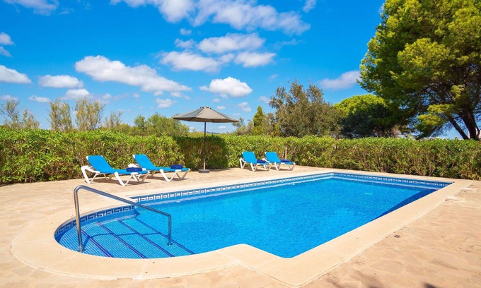 Cala Murada Villa | Stunning private villa for 8 guests with private pool, A/C, WIFI, TV, patio and panoramic view