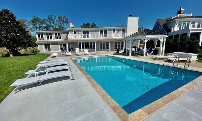 Dewey Beach House | Stunning Rehoboth Bayfront Home with Pool & Panoramic Views, Steps from Beach!