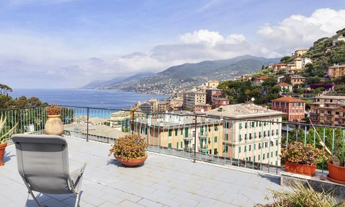 Camogli Apartment | Stunning Sea View Apartment With Terrace in Camogli by Wonderful Italy