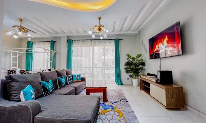 Bamburi Apartment | Stunning sea view from your bedroom.Welcome to our fully furnished 3 bedroom .