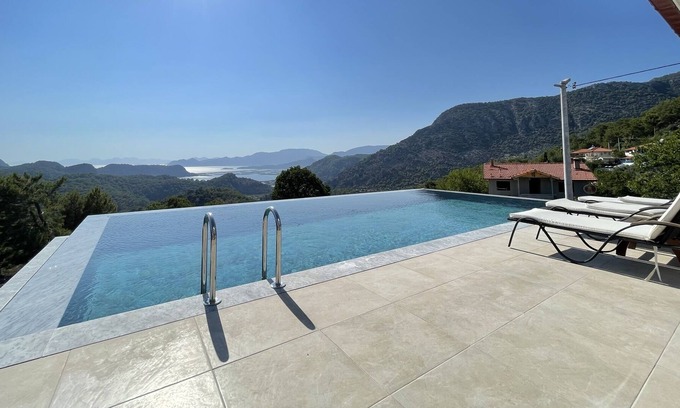 Ortaca Villa | Stunning View 4 Bedroom Villa in Gokbel Dalyan