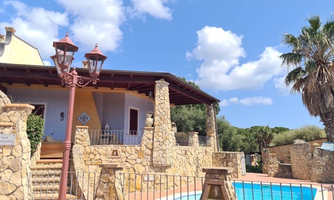 Quartu Sant'Elena Villa | Stunning Villa with Private Pool & Sea View-South Sardinia, 500m to beach