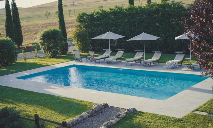 Gallina Villa | Stunning villa for 8 people with WIFI, private pool, TV and panoramic view, close to Montepulci.