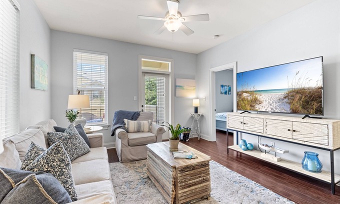 Dune Allen Beach Condo | Stylish 2BR/2BA Condo on 30A by Topsail State Park!