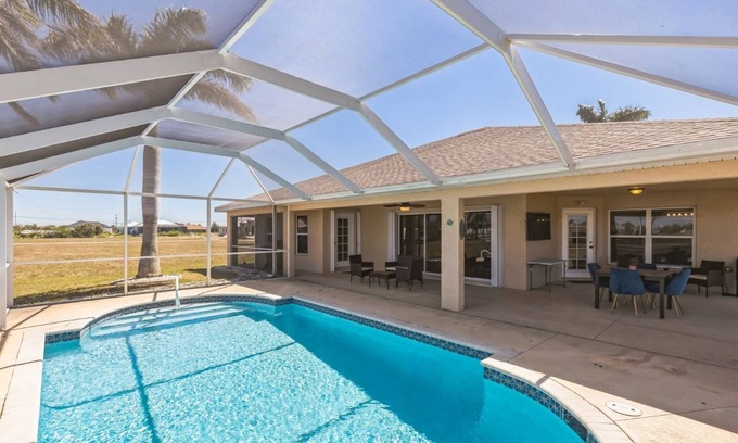 Burnt Store House | Stylish 3BR/2BA Retreat with Pool in Cape Coral