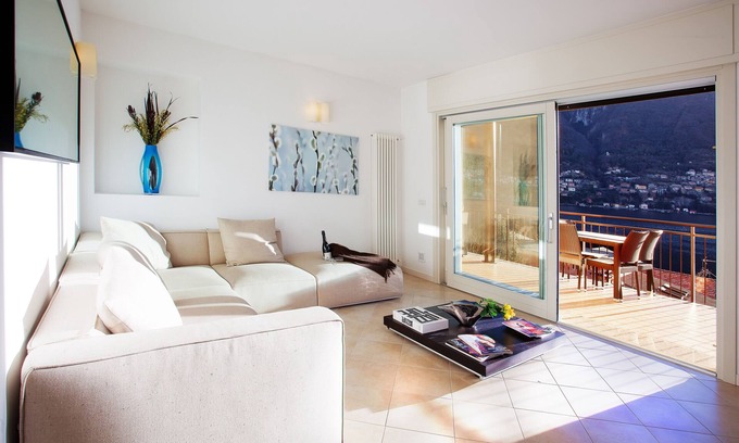 Laglio Apartment | Stylish Lake View Garden Apartment in Laglio with pool by Italian Apartments.