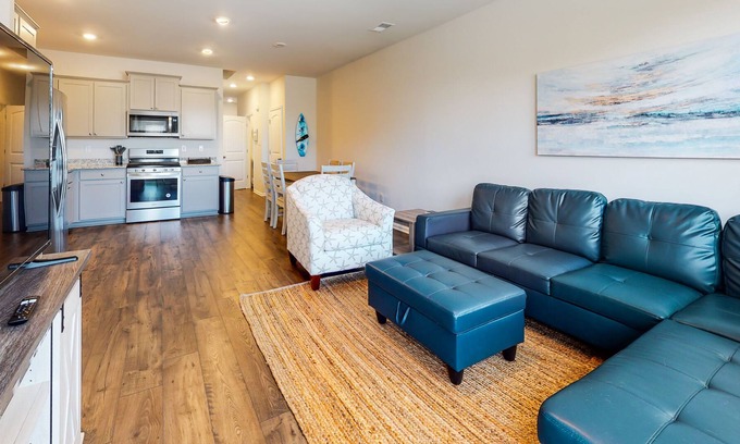 Ocean View House | Stylish ocean view Beach Club townhouse with shared pool, sauna, tennis, & gym