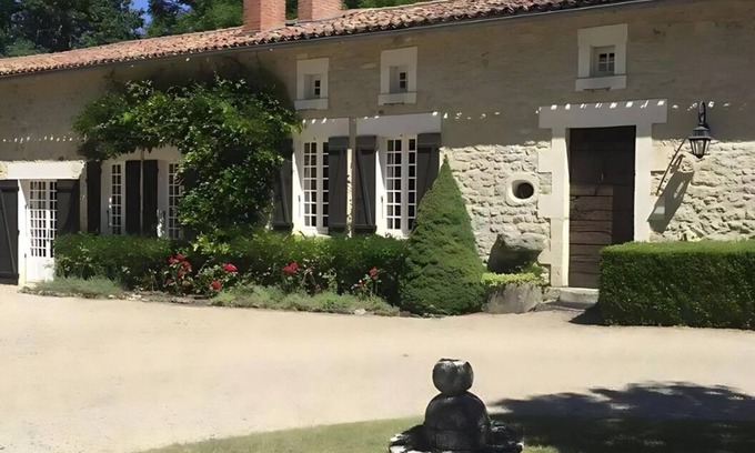 Brossac House | Stylish rural home with pool sleeps 14 guests