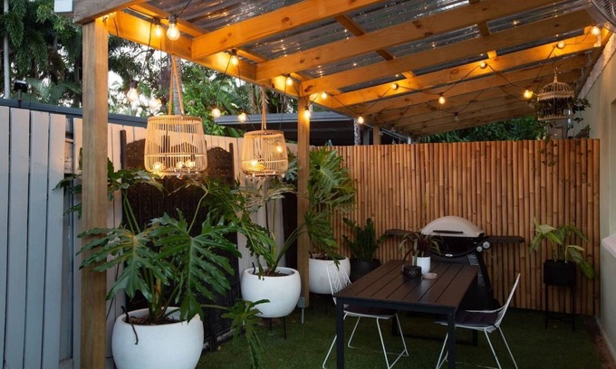 Parramatta Park Apartment | Stylish Tropical Retreat with Private Courtyard & Prime Location