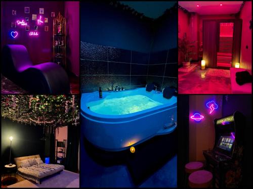 Ostviertel Apartment | Suite mit Whirlpool, Sauna, Pole Dance und mehr