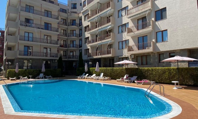 Sunny Beach Apartment | SUMMER BREЕZE 204 Private Studio Sunny Beach