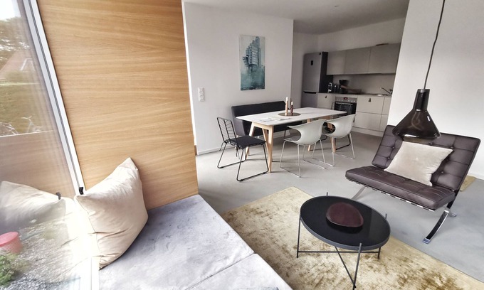 Norderney House | Summer loft shed XXXII (small modern vacation home with southwest-facing garden)