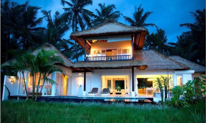 Lodtunduh Villa | Summer Moon Villa, Rice Field View Near Ubud Center