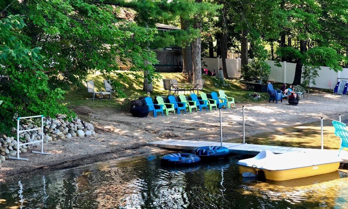 New Gloucester House | Summers in Maine.nPine-cone Lodge on Sabbathday Lake