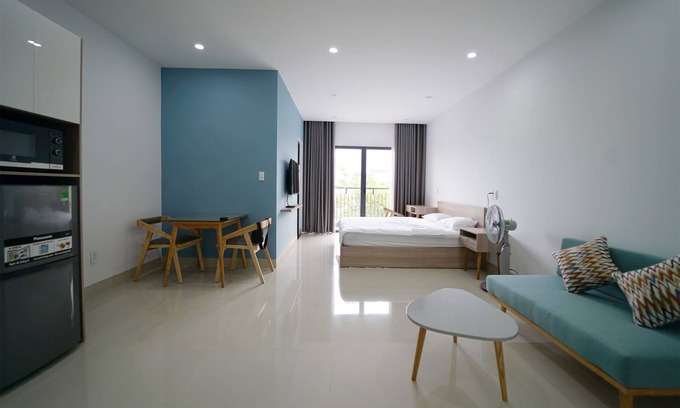 Son Tra Apartment | Sunny Studio with balcony ★ Steps to Dragon Bridge