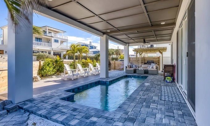 New Smyrna Beach House | Sunrise Hideaway: Ocean View Luxury Pool Home/350 Feet to the Beach