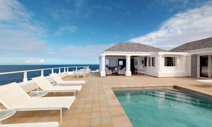 Pointe Milou House | Sunset & Ocean View in Villa Cap Au Vent