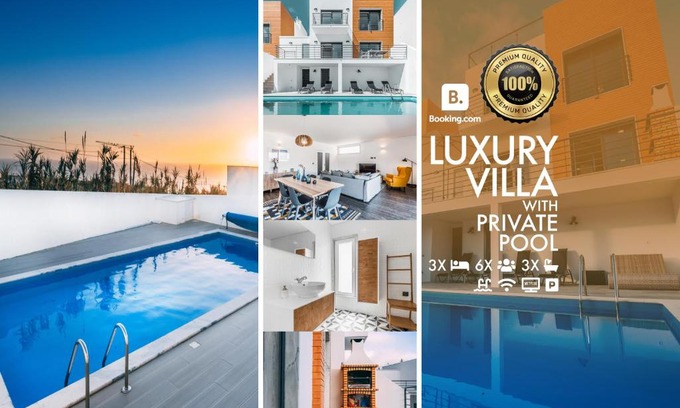 Atalaia de Cima Villa | Sunset Paradise - LUXURY Villa with Private Pool, Sea View & Rooftop