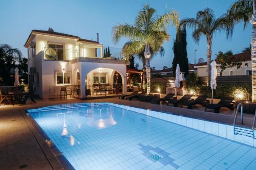 Ayia Thekla Villa | Sunset Villa private complex heated pool