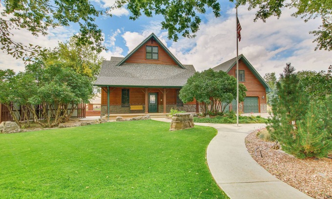 Oneida County House | 'Sunshine Ranch' in Idaho: Outdoor Living & Views!