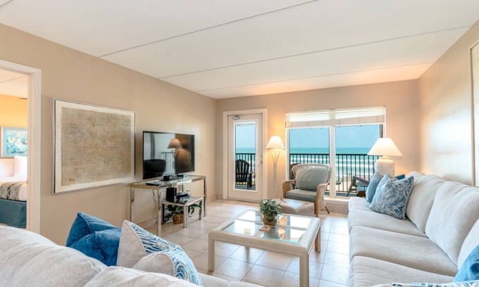 South Padre Island Condo | Suntide II 403 - Breathtaking Ocean Views from Condo, Luxurious Grounds, Direct Beach Access