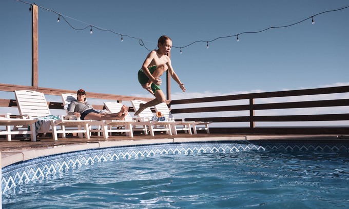 Port Bolivar House | Super Rare Heated Pool and Beachfront
