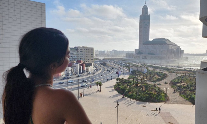 Casablanca Apartment | Superb 2 bedrooms flat at Casablanca Marina with breathtaking Ocean & Mosq view