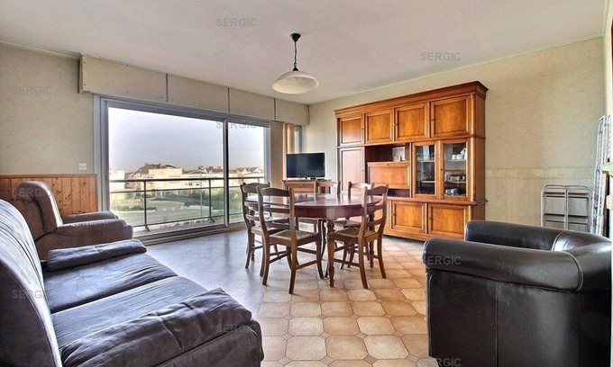 Berck-sur-Mer Apartment | Superb sea view! 5-person apartment. private parking