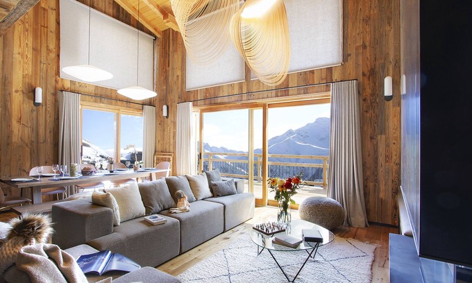 Les Deux Alpes Condo | Superbe appartement style chalet + sauna privé