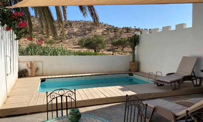 Tamraght Villa | Superbe villa avec piscine/ 9 pers. / 4 ch.