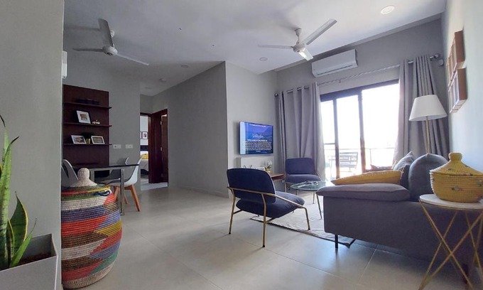 Serrekunda Apartment | Superbly Modern and Airy Two Bedroom Seaside Apartment with Balcony