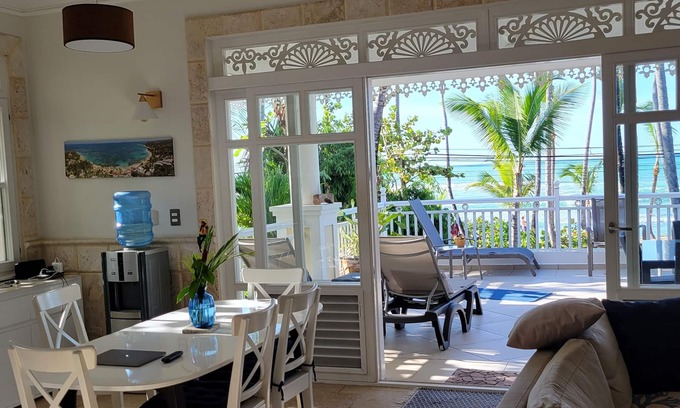 Las Terrenas Apartment | Superior Oceanfront Condo - Walk to the Very Best of Las Terrenas - See Reviews!