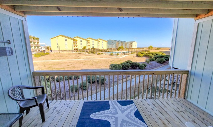 Surf City Condo | Surf Condos 318 - Ocean Views & Poolside Fun!