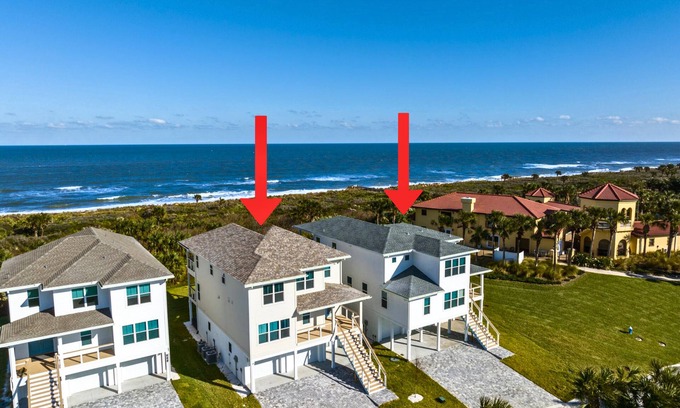Palm Coast House | Surfview Paradise Manor | Two Luxury Beachfront Homes - Perfect For Groups!
