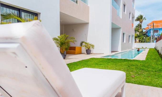 El Cortecito Apartment | Swim up pool new apartment in Los Corales, PGA 101