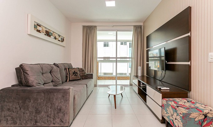 Saco dos Limoes Apartment | Swimming pool with SEA VIEW near UFSC #PANTA03