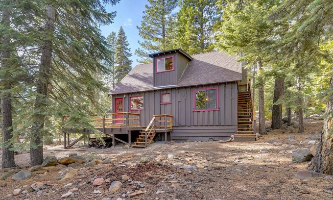 Tahoe Vista Cabin | Tahoe Vista, Dogs Ok, Walk to Lake and Hiking -Into the Woods