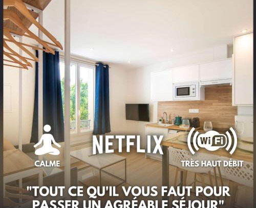 Bonnieres-sur-Seine Apartment | TAJ MAHAL - Self Checkin Automatique - Netflix - 15 Min de Giverny