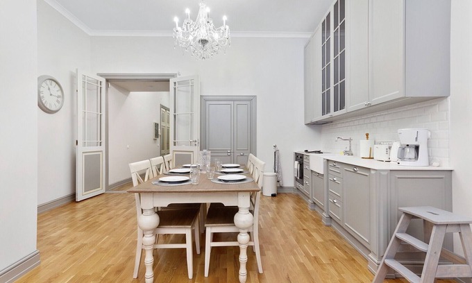 Old Town Apartment | Tallinn’s Old Town Elegance: High Ceilings & Timeless Charm