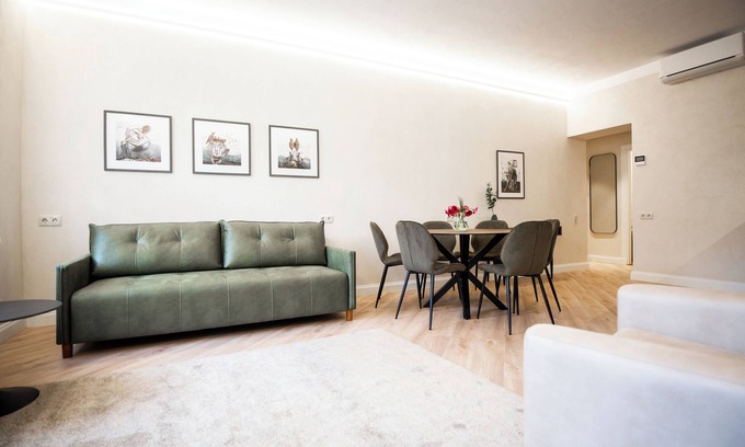 Old Town Apartment | tARTuStays artist Viktoria Berešna decorated apartment with AC in fabulous Tartu