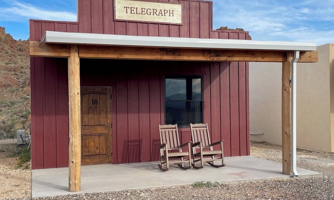 Study Butte-Terlingua Cabin | Ten Bits Ranch - Room # 18 - Telegraph