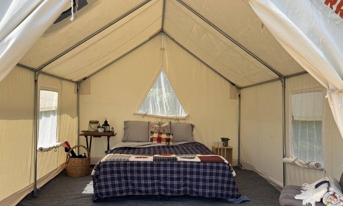 Silver Point RV Rental | Tentrr Signature Site - Sundown at Defenders Retreat - Site G