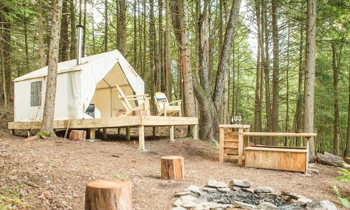 Swan Lake RV Rental | Tentrr Signature Site - Hemlock Ridge